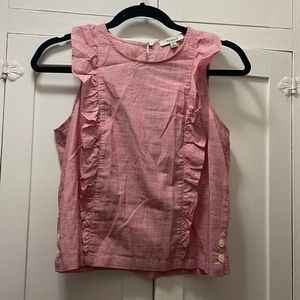 Madewell ruffled top